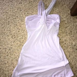 Lulu lemon criss cross shirt lavender